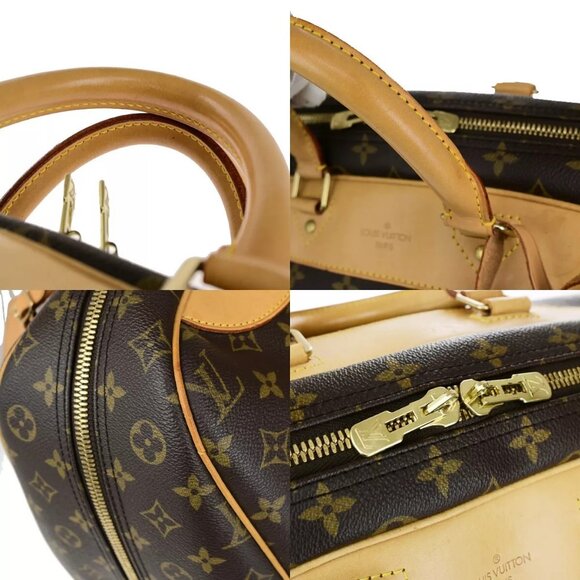 LOUIS VUITTON LV Logo Evasion Hand Bag Monogram Leather Brown M41443 75RK672 - Picture 9 of 15